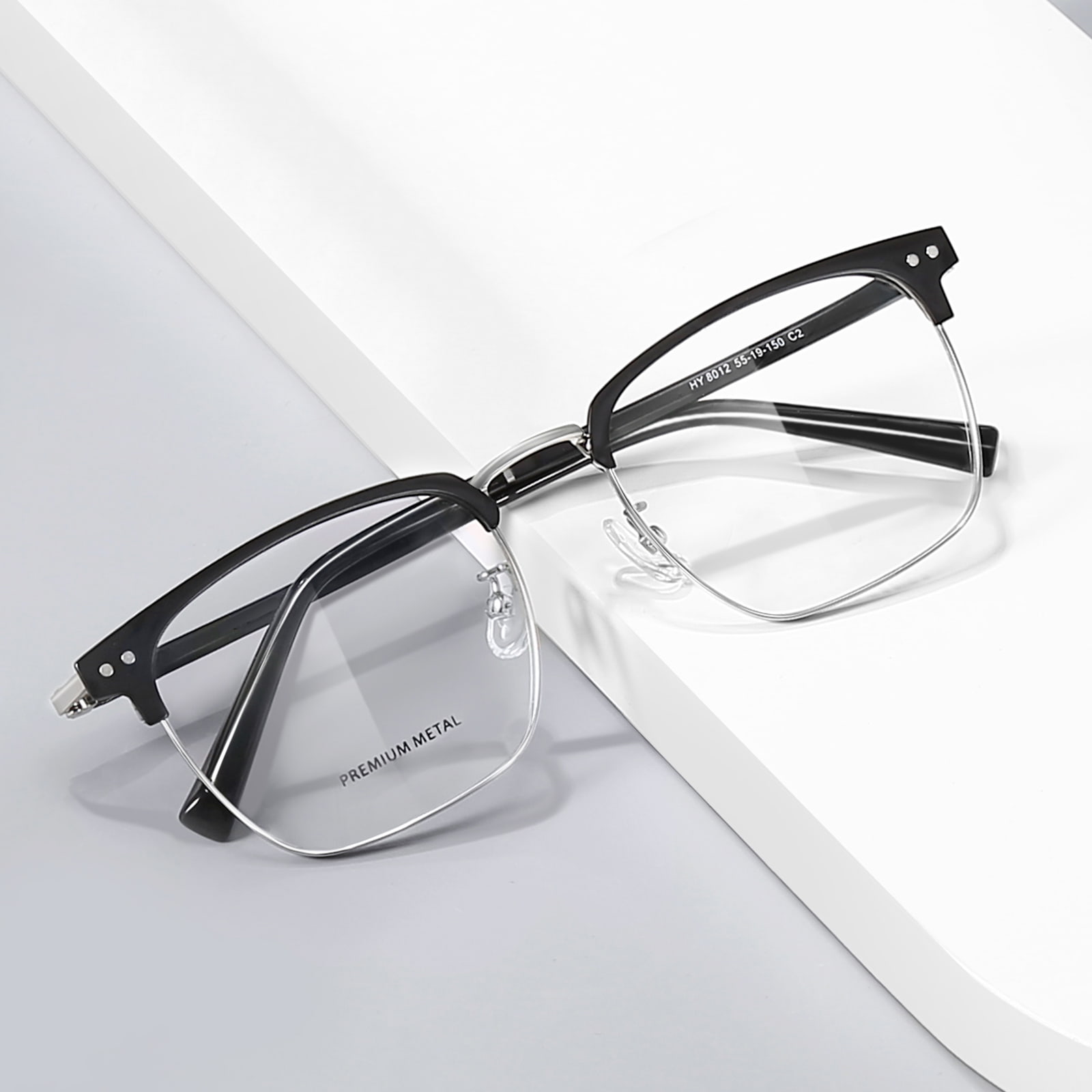 Kính hợp kim áp lực mũi tối giản 8012