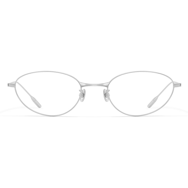 Kính titan nguyên chất màu mắt mèo hình bầu dục Fade