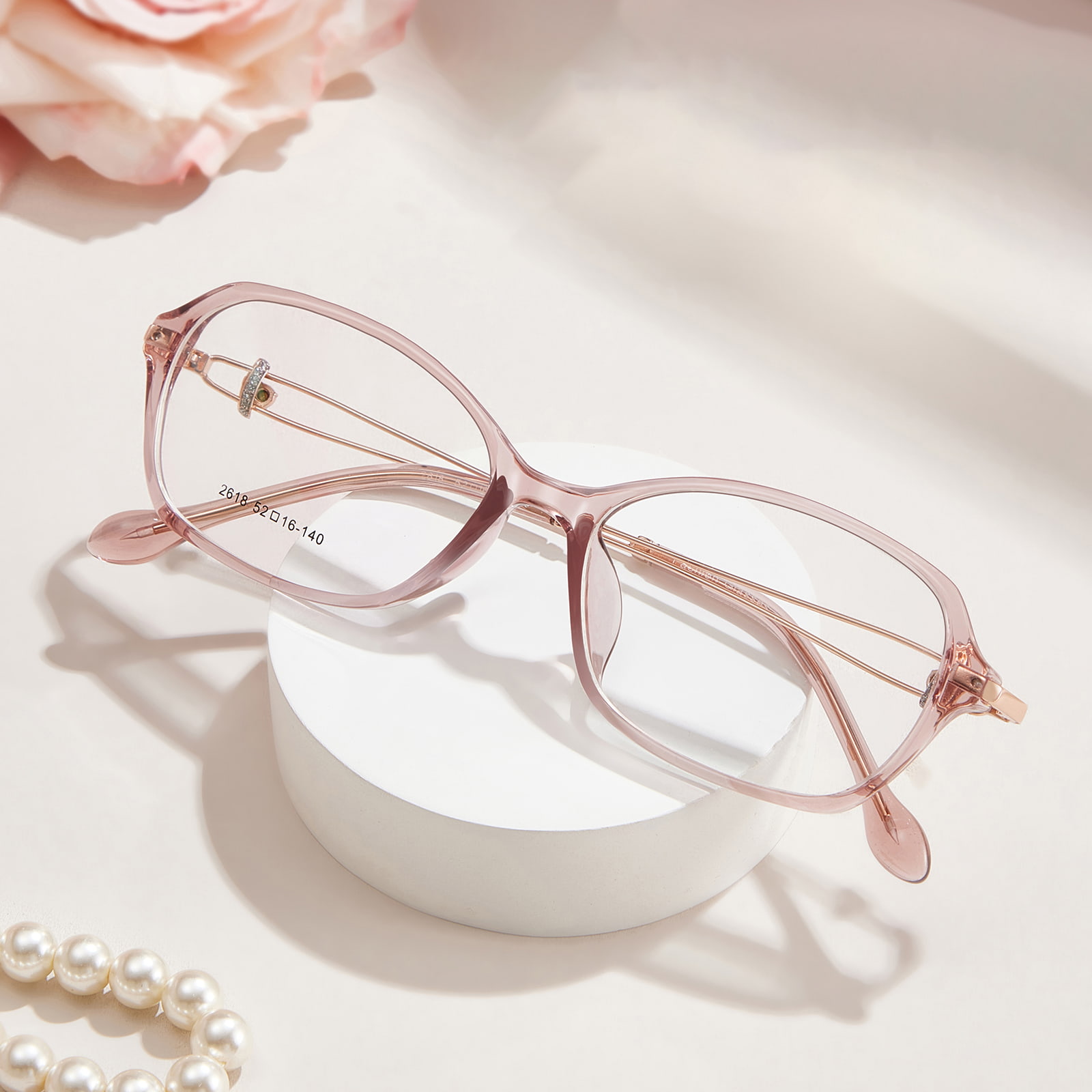 Kính TR90 đa giác thanh lịch 2618