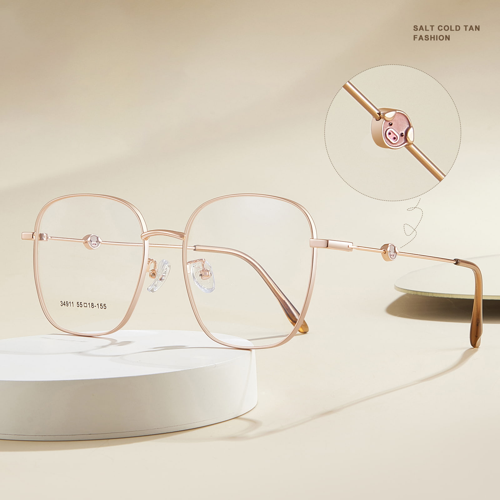 34911 Kính hợp kim nhẹ không phai dễ thương
