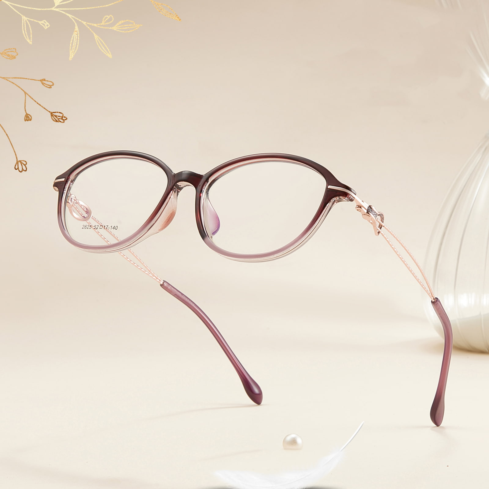 Kính TR90 dát lấp lánh chống mồ hôi 2625