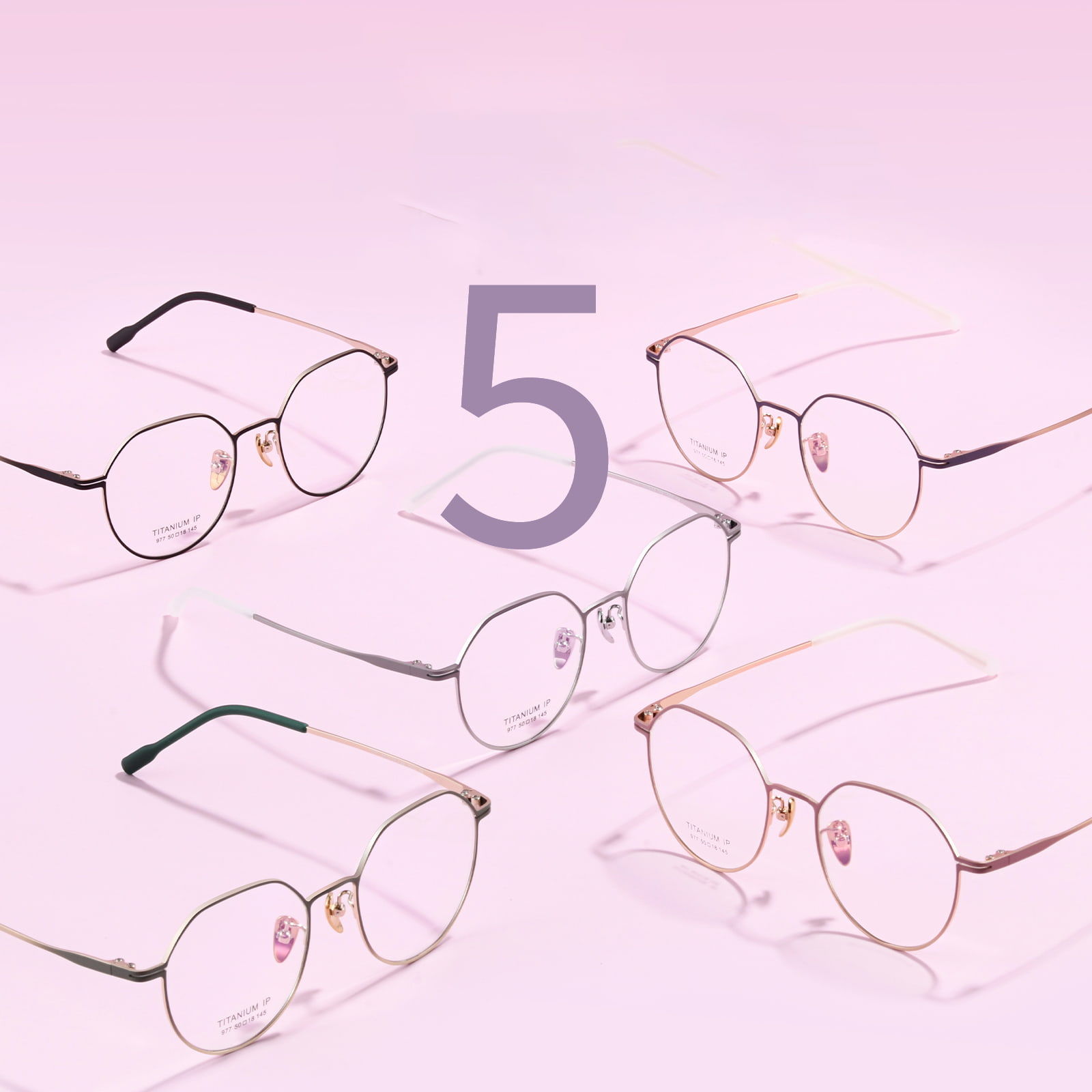 Kính titan nguyên chất không bị oxy hóa 977 gradient