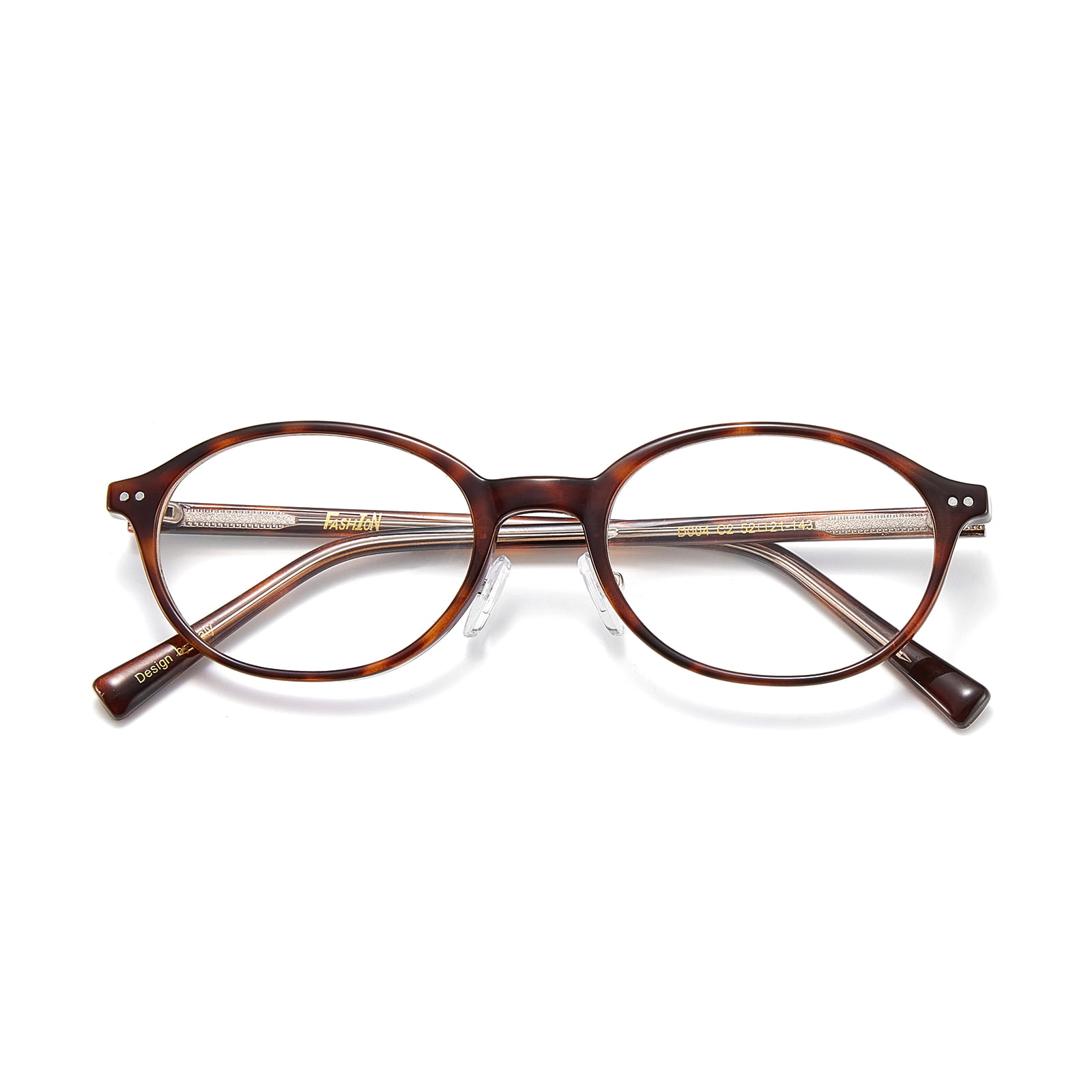 D004 Retro Gọng Nhỏ Hình Bầu Dục Mỏng Chống Ánh Sáng Xanh