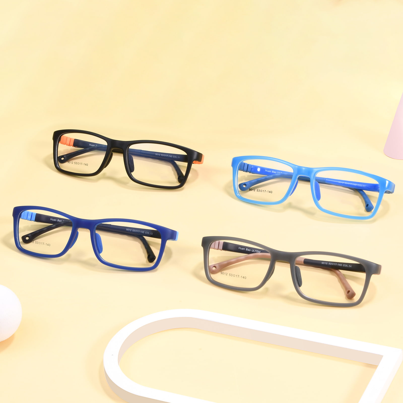 9012 Kính thể thao trẻ em không gây dị ứng có thể tháo rời